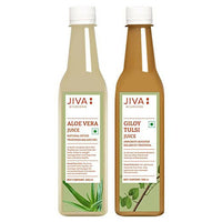 Thumbnail for Jiva Ayurveda Aloe Vera Juice and Giloy Juice Combo - Distacart