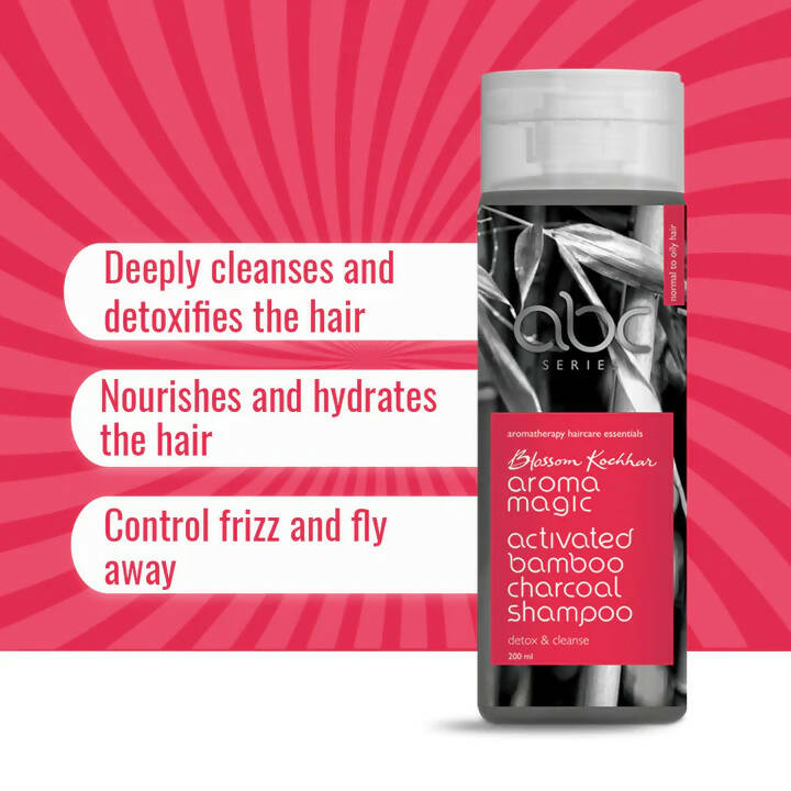 Blossom Kochhar Aroma Magic Activated Bamboo Charcoal Shampoo - Distacart