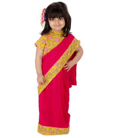 Girls' Saree Collection: Traditional Elegance for Little Ones – Tiber Taber  Kids