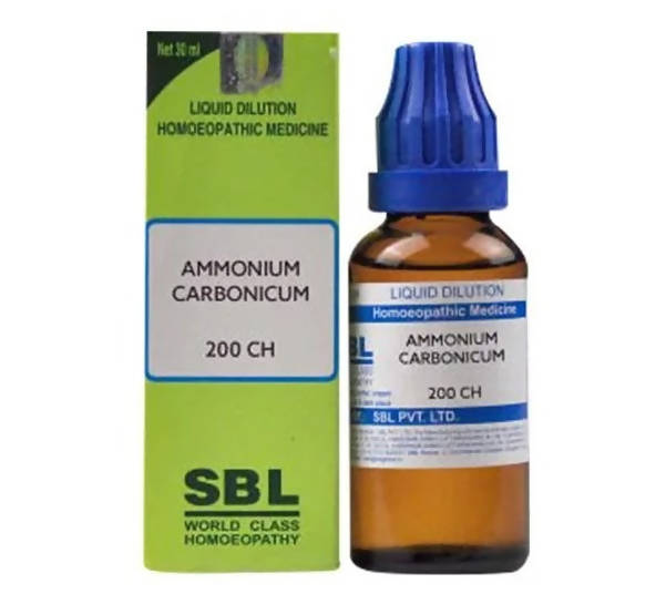 SBL Homeopathy Ammonium Carbonicum Dilution - Distacart