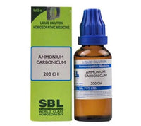 Thumbnail for SBL Homeopathy Ammonium Carbonicum Dilution - Distacart