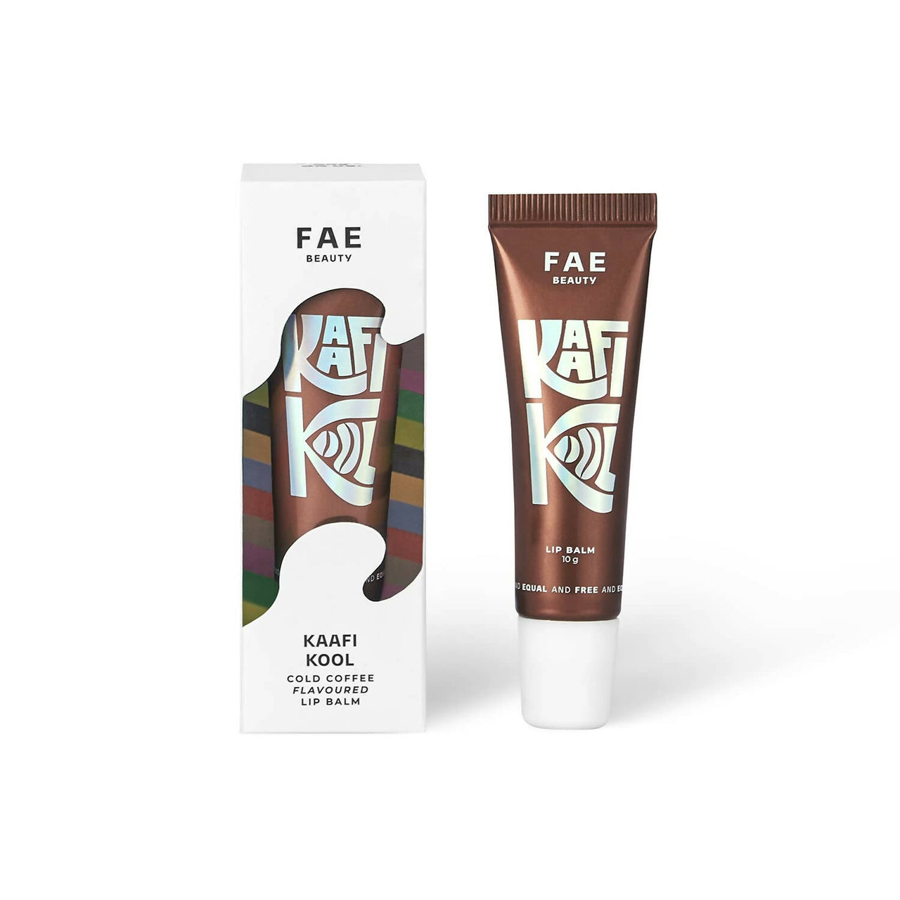 FAE Beauty Kaafi Kool Coffee Lip Balm SPF 20+ - Sheer Coffee Brown - Distacart