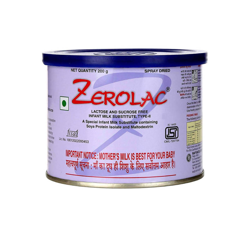 Zerolac milk powder for fashion infants