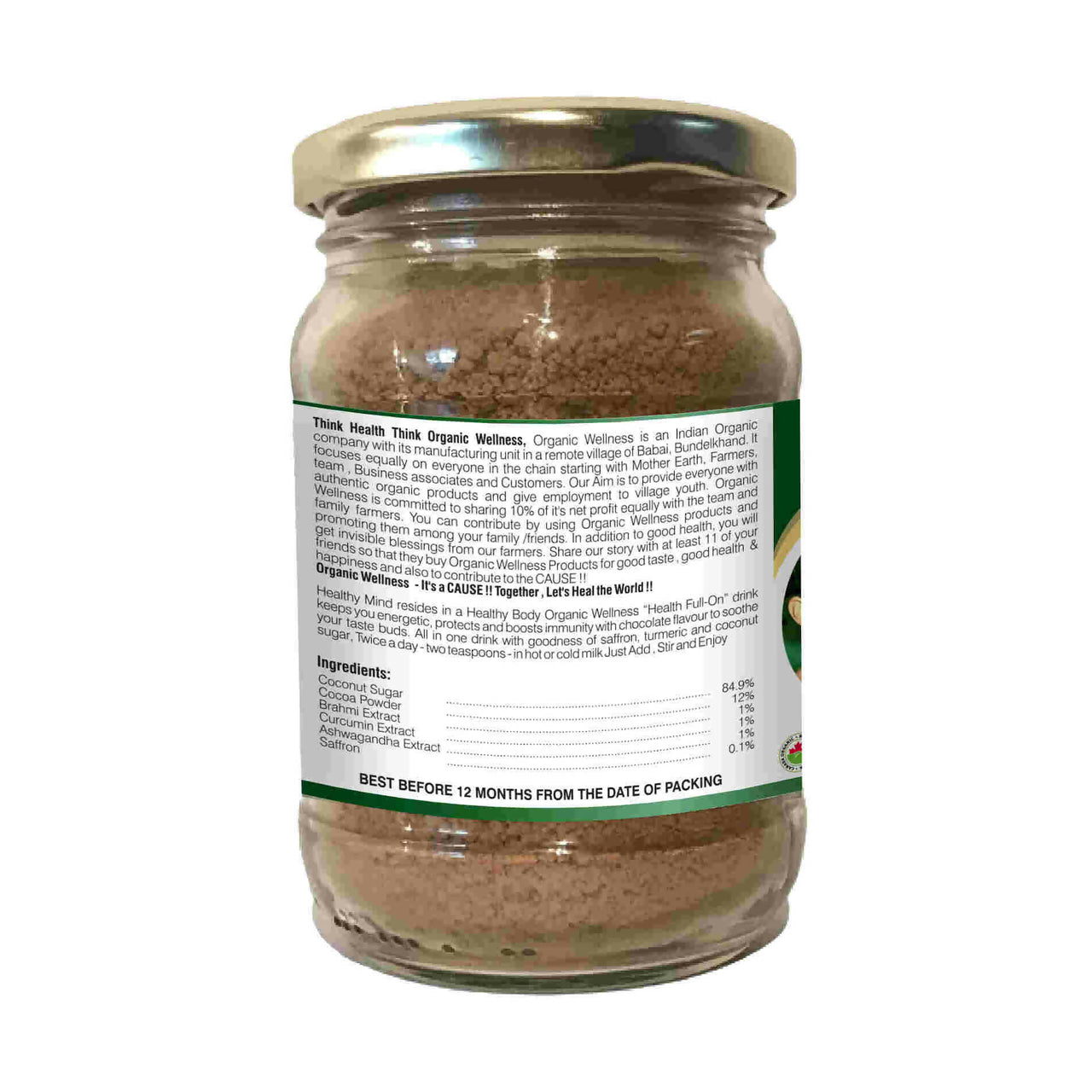 Organic Wellness Health Full On Choco Milk Mix - Distacart