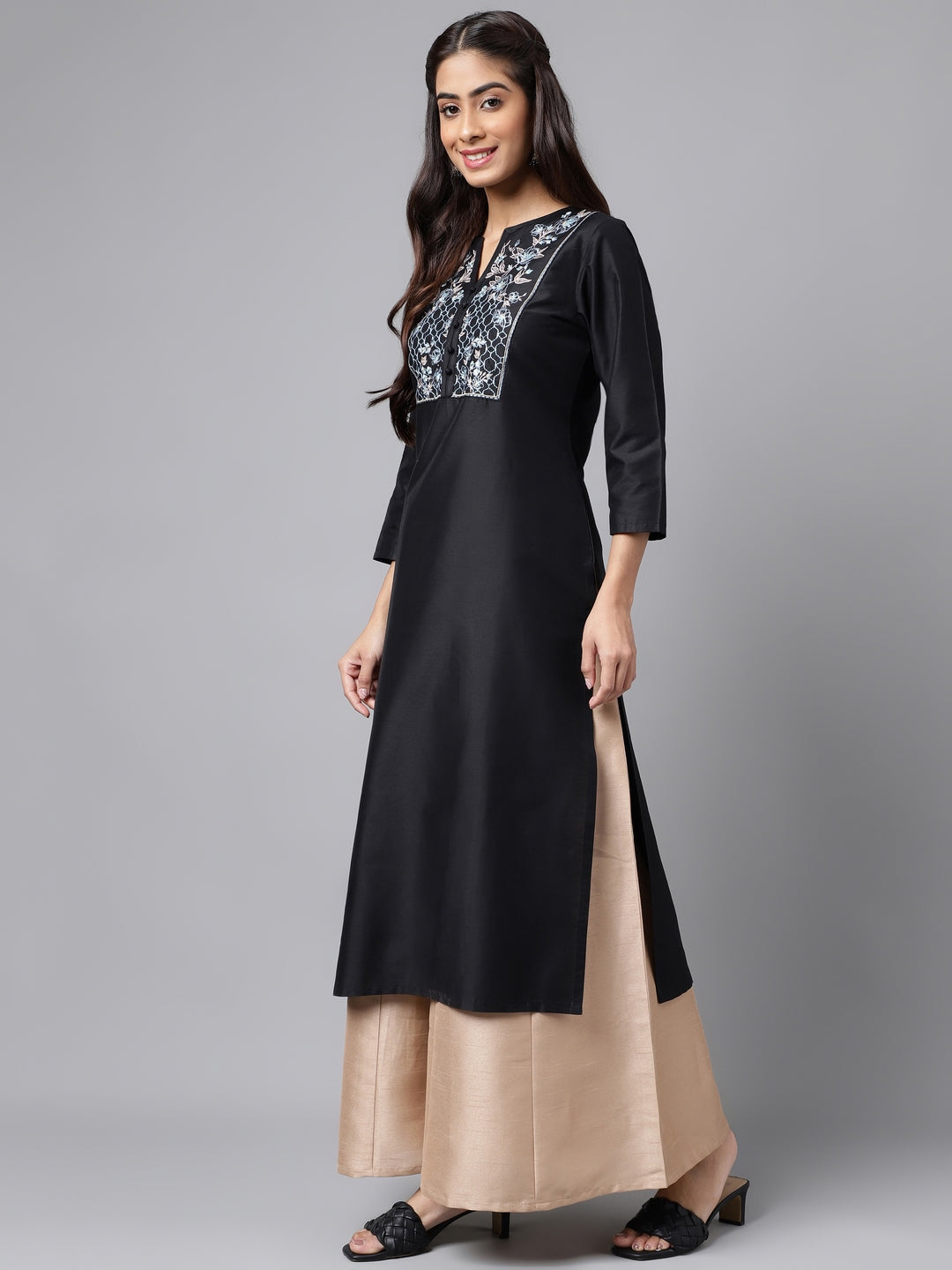 Janasya women's straight clearance kurta