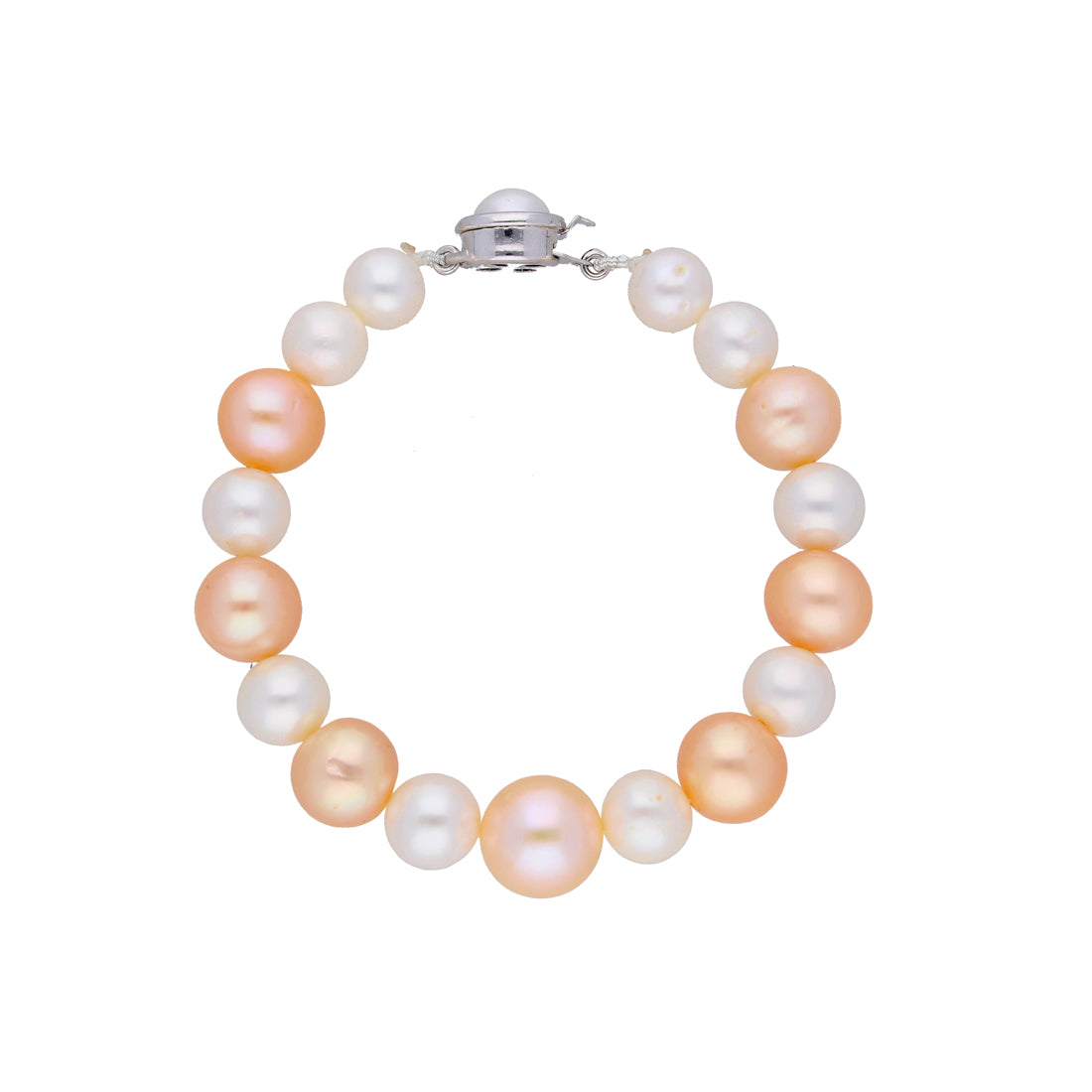 J Pearls Fancy Pearl Bracelet - Real Pearl Jewelry - Distacart
