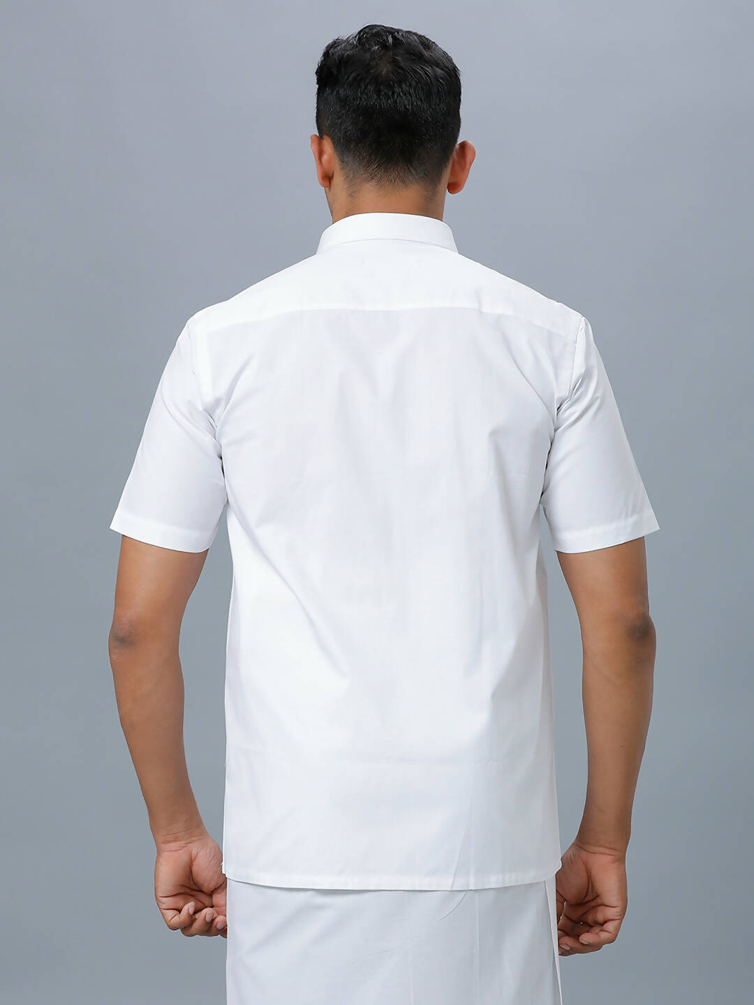 Buy Ramraj Cotton Mens Half Sleeve Formal 100% Cotton White Shirt