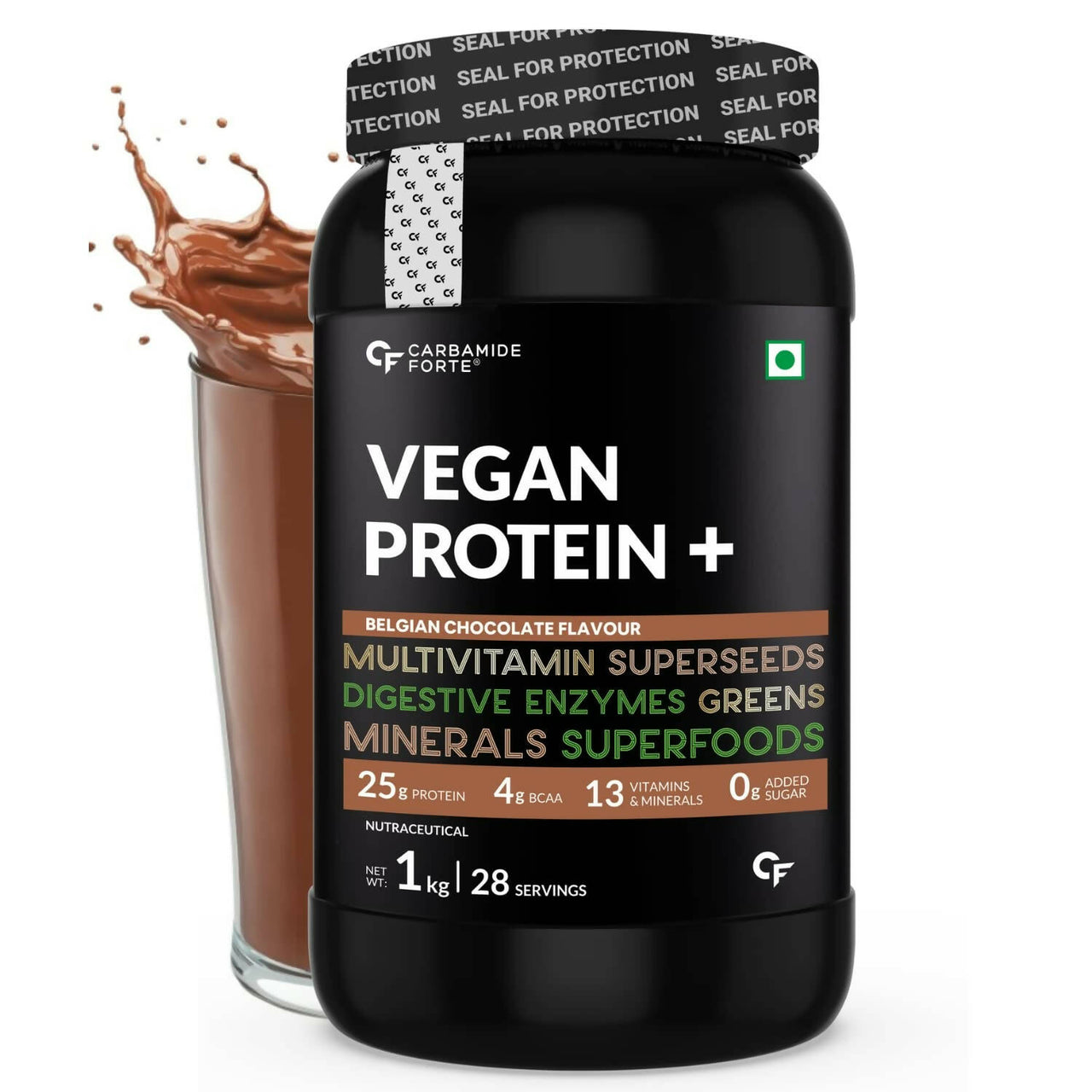 Carbamide Forte Vegan Protein+ Powder - Distacart