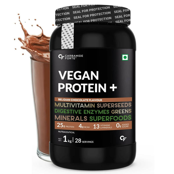 Carbamide Forte Vegan Protein+ Powder - Distacart