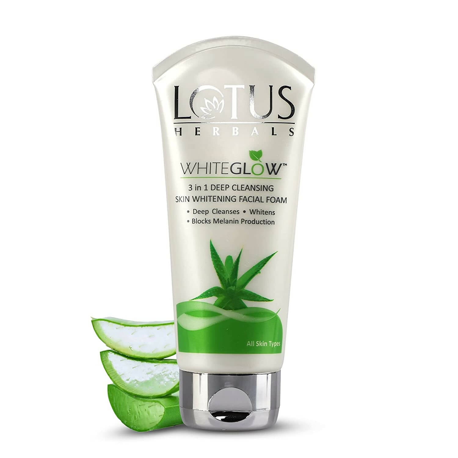 Lotus Herbals WhiteGlow 3-In-1 Deep Cleansing Skin Whitening Face Wash - Distacart