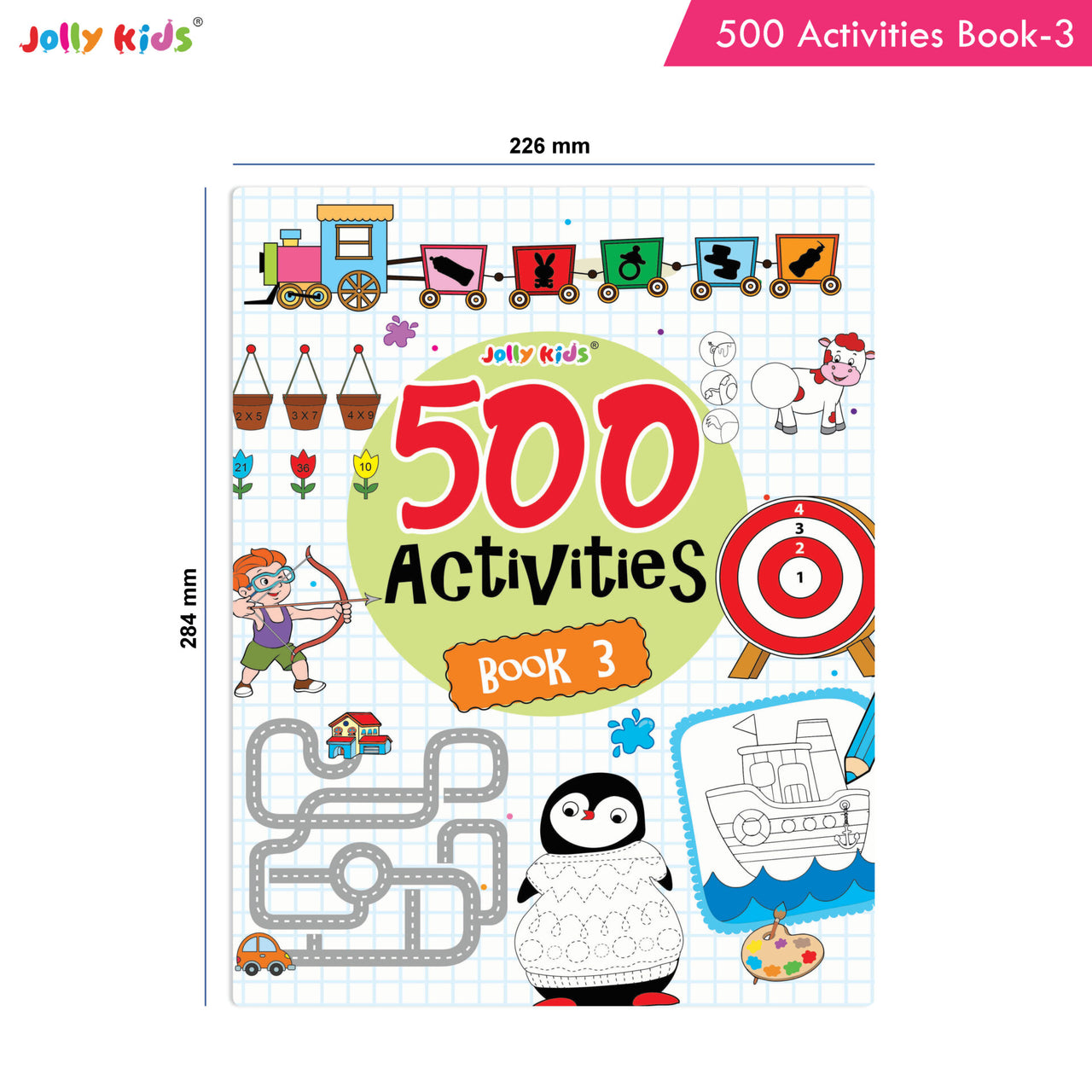 Jolly Kids 500 Activities Book 3 - Distacart