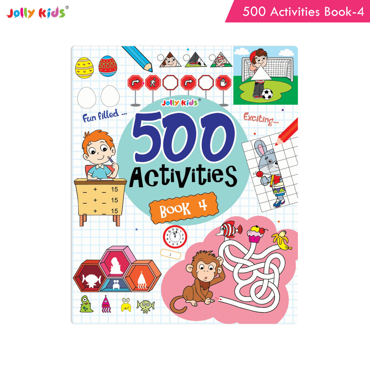 Jolly Kids 500 Activities Book 4 - Distacart