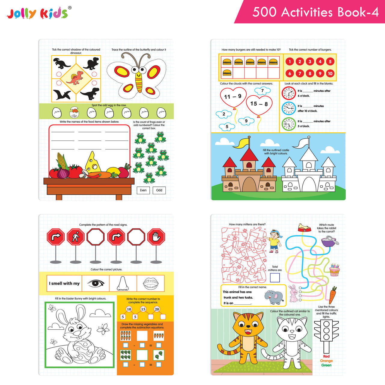 Jolly Kids 500 Activities Book 4 - Distacart