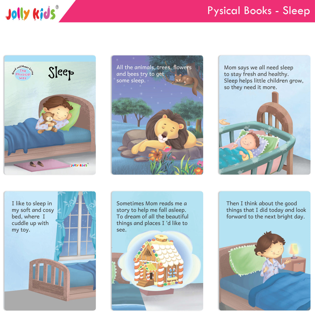 Jolly Kids Good & Happy Living The Physical Way Stories Books Set of 8| Kids learning Physical Health Activity| Ages 3-6 Years - Distacart