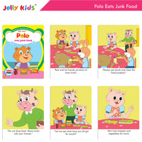 Thumbnail for Jolly Kids Growing Up with Polo and His Friends Character Base Stories Books Set of 8| Large Picture Stories Books for Kids Ages 3 -8 Years - Distacart