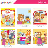 Thumbnail for Jolly Kids Growing Up with Polo and His Friends Character Base Stories Books Set of 8| Large Picture Stories Books for Kids Ages 3 -8 Years - Distacart