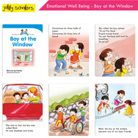 Thumbnail for Jolly Scholars Emotional Well Being Story Books Set of 8 Ages 3-6 Years For Kids Learn Beauty, Anger, Sadness, Love Family & Friends etc. - Distacart