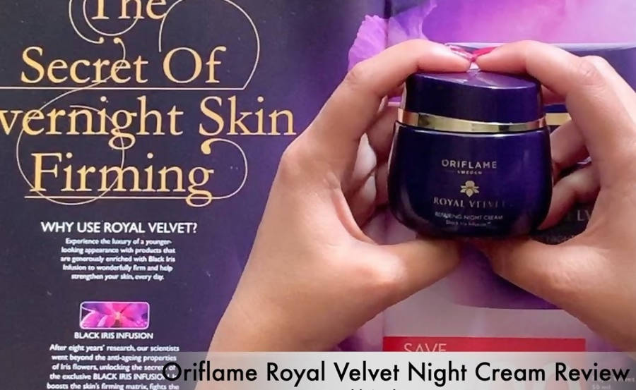 Oriflame Royal Velvet Repairing Night Cream Secret of Evernight Skin Firming