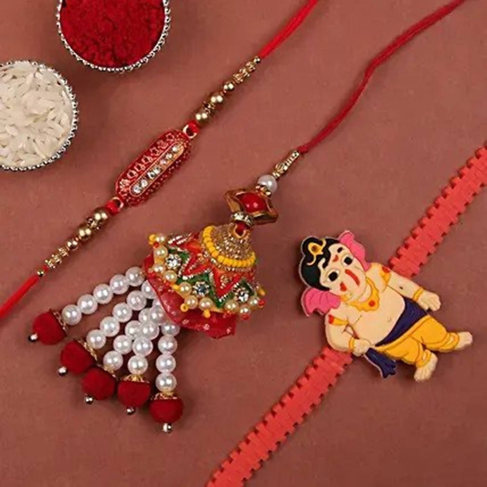 Chocolates With Family Rakhi Set