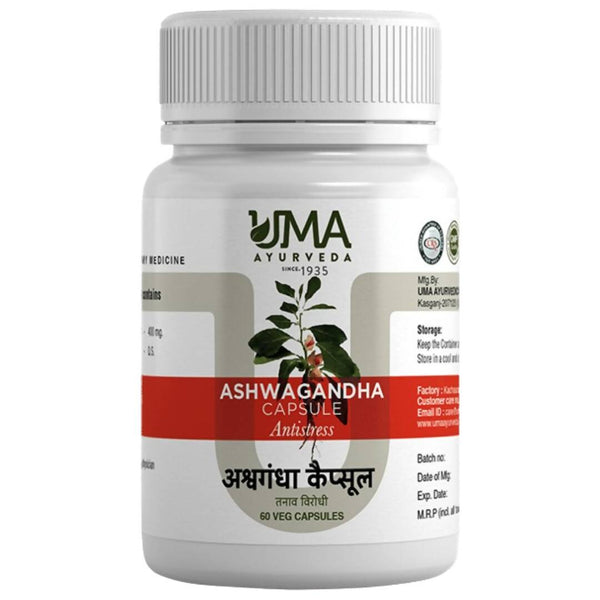 Uma Ayurveda Ashwagandha Capsules - Distacart