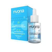 Thumbnail for Rivona Naturals 2% Hyaluronic Acid + 3% Niacinamide Face Serum - Distacart