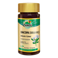 Thumbnail for Zandu Bacopa (Brahmi) Brain Tonic Capsules