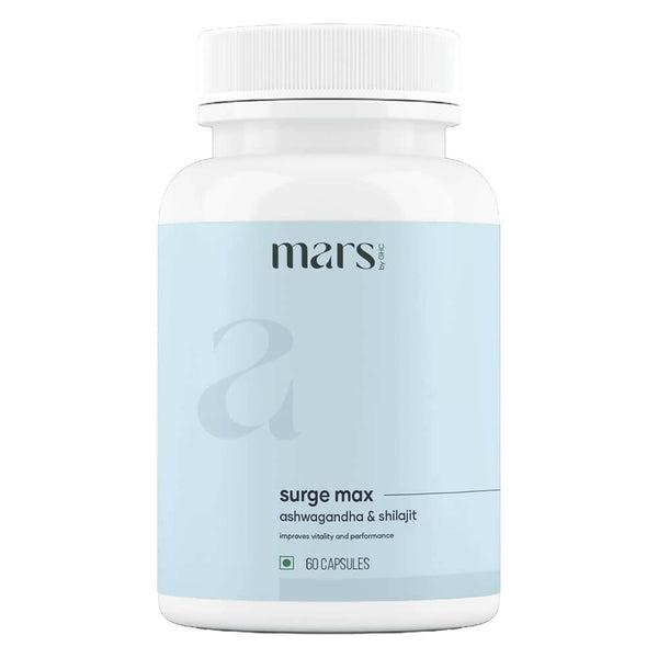 Mars By GHC Surge Max Capsules with Ashwagandha, Gokshura, Safed Musli - Distacart