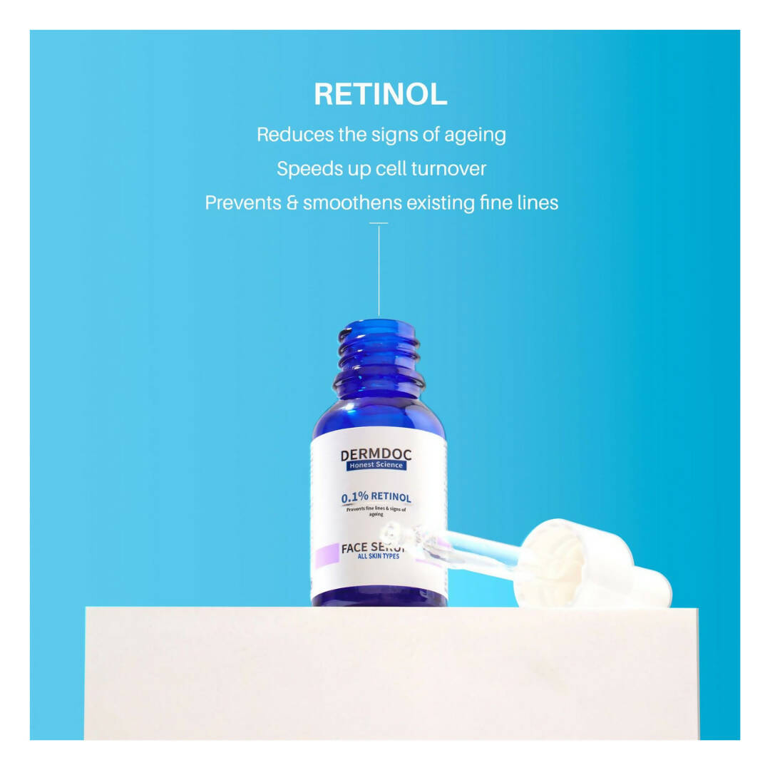 Dermdoc 0.1% Retinol Face Serum - Distacart