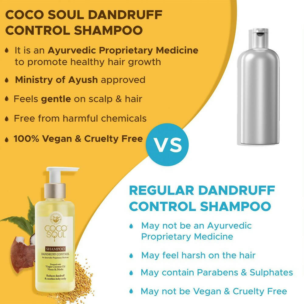 Buy Coco Soul Dandruff Control Shampoo Online at Best Price