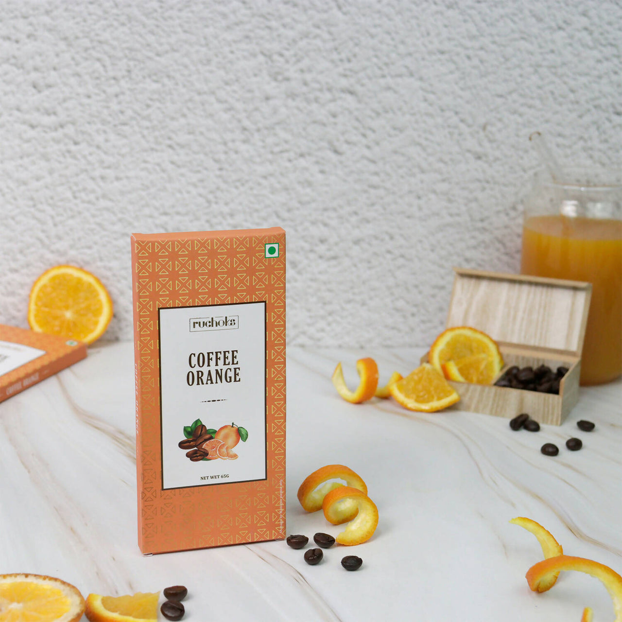 Dibha Ruchoks - Coffee Orange Chocolate Bar - Distacart