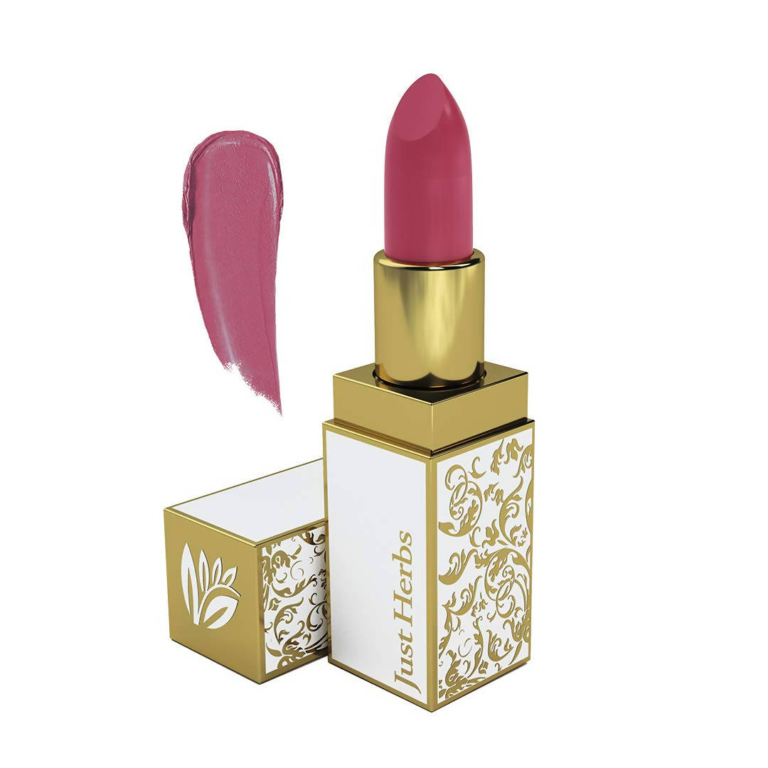 Just Herbs Herb Enriched Ayurvedic Lipstick (Pink, Shade no. 1) - Distacart