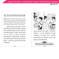 Thumbnail for Large Print Easy to Read Moral & Panchtantra Stories Books Set of 7| Children Stories Books| Ages 6 - 12 Year - Distacart