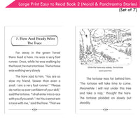 Thumbnail for Large Print Easy to Read Moral & Panchtantra Stories Books Set of 7| Children Stories Books| Ages 6 - 12 Year - Distacart