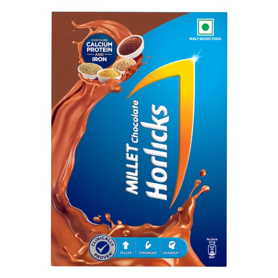 Horlicks Millet Chocolate Flavor Nutrition Drink Powder - Distacart