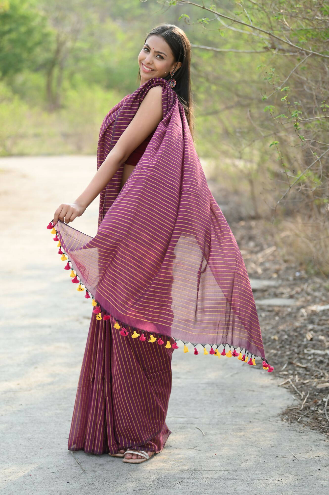 Handloom Tamilnadu Cotton Saree – Rebel Arunaa