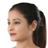 Thumbnail for AanyaCentric Gold Plated Short Mangalsutra Set with Earrings - Distacart