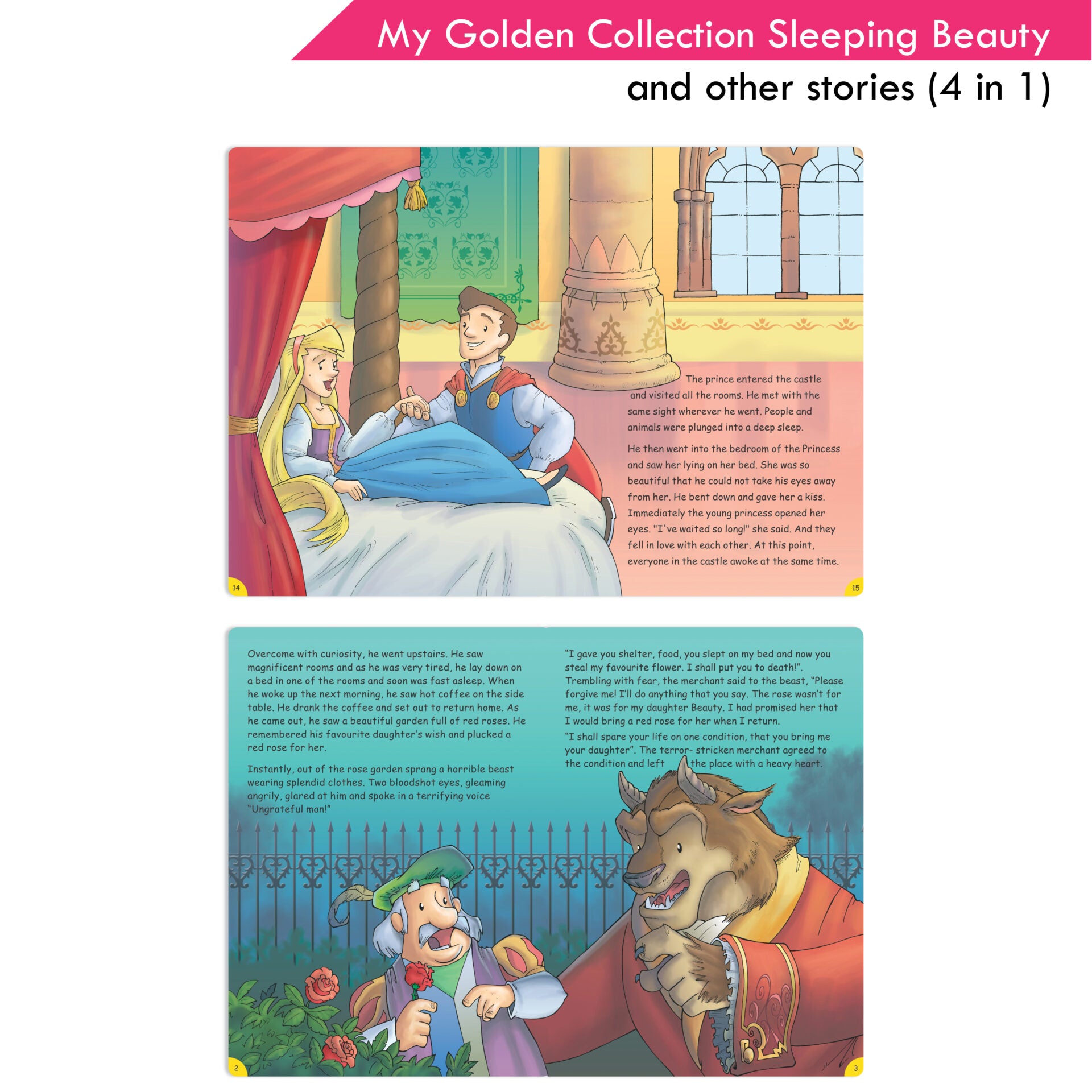 Buy Jolly Kids My Golden Collection Volume 2 Sleeping Beauty and Other 4 in  1 Stories, Bedtime Story Book, Ages 2 - 8 Year Online at Best Price