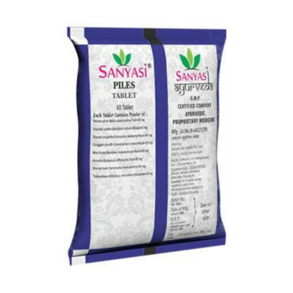 Sanyasi Piles Tablets - Distacart