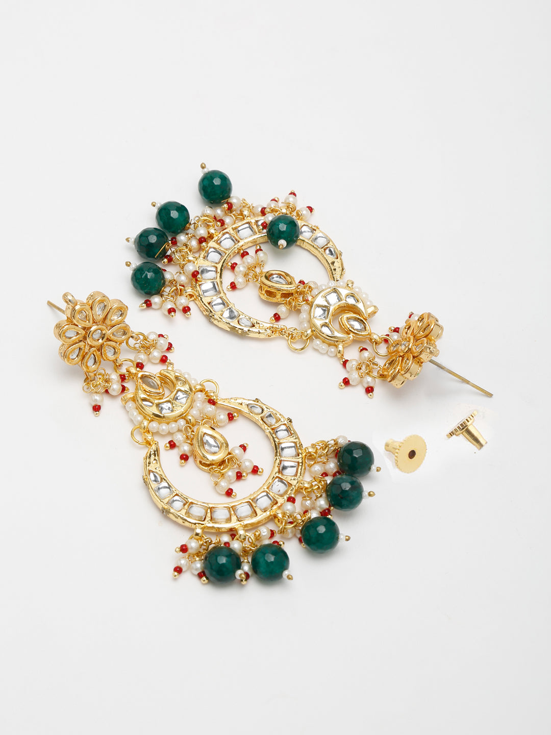 Kundan Earrings - Ruby Raang - Distacart