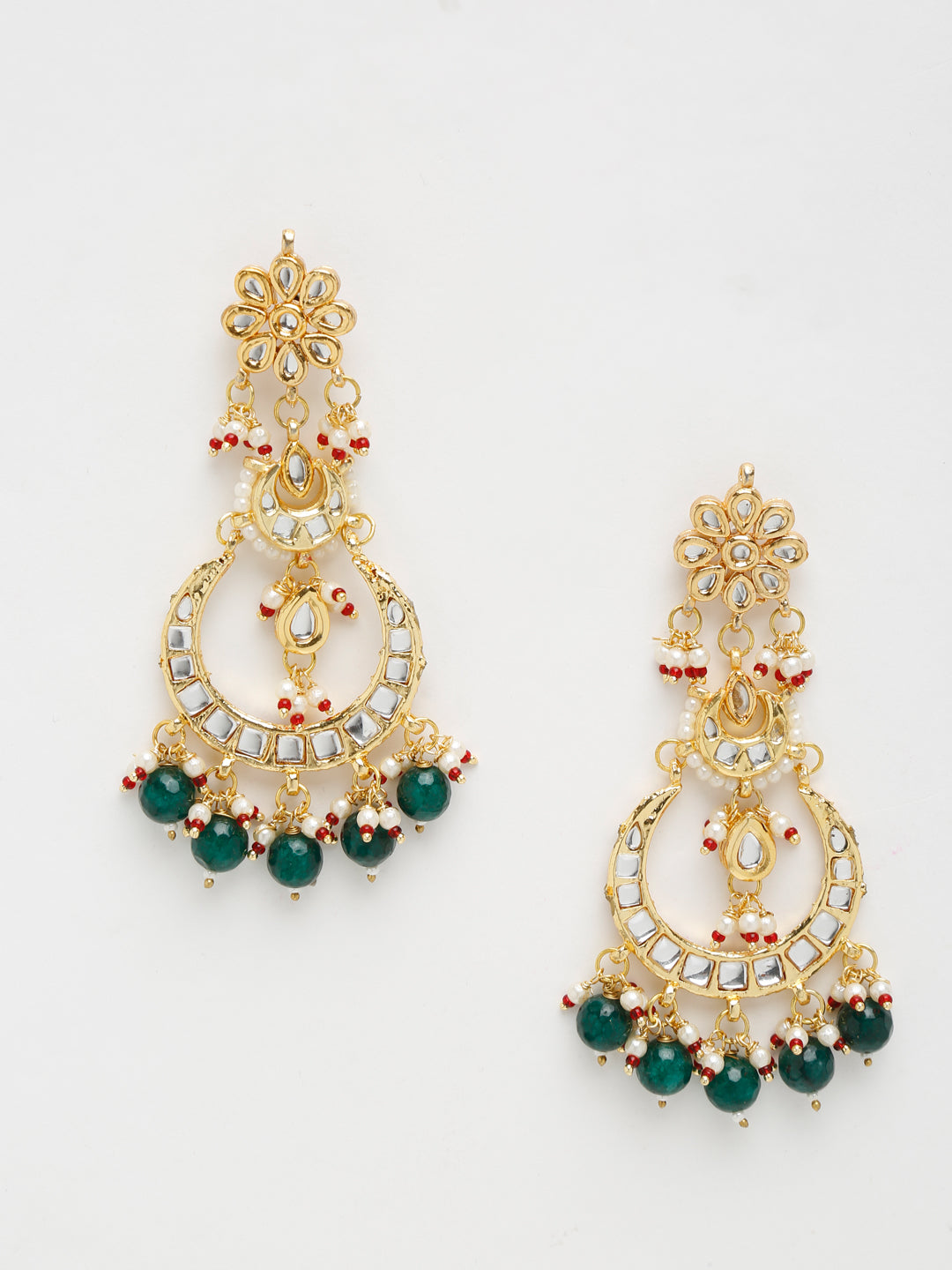 Kundan Earrings - Ruby Raang - Distacart