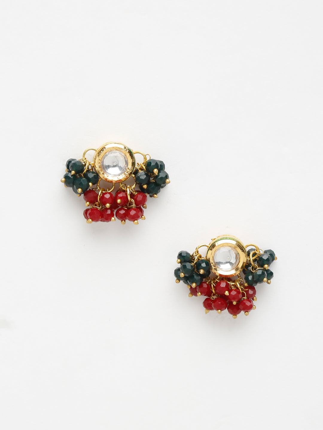 Kundan Studs - Ruby Raang - Distacart