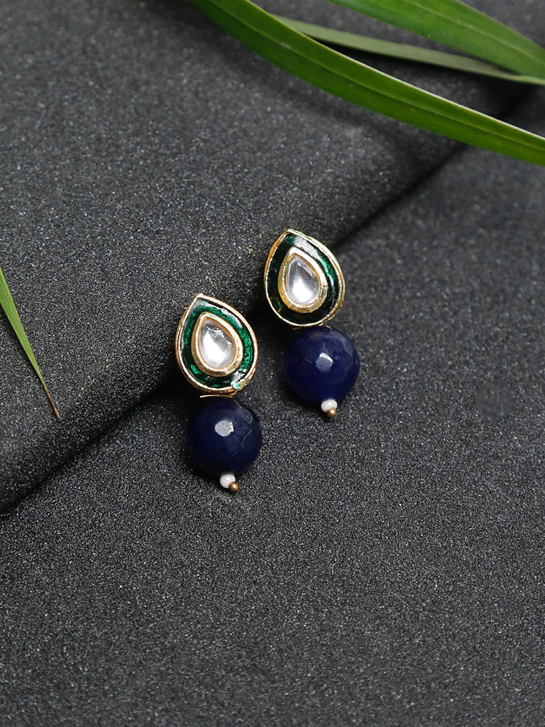 Kundan Studs - Ruby Raang - Distacart