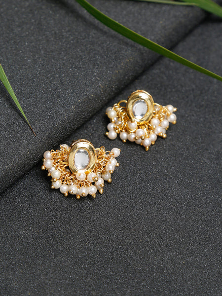 Kundan Studs - Ruby Raang - Distacart