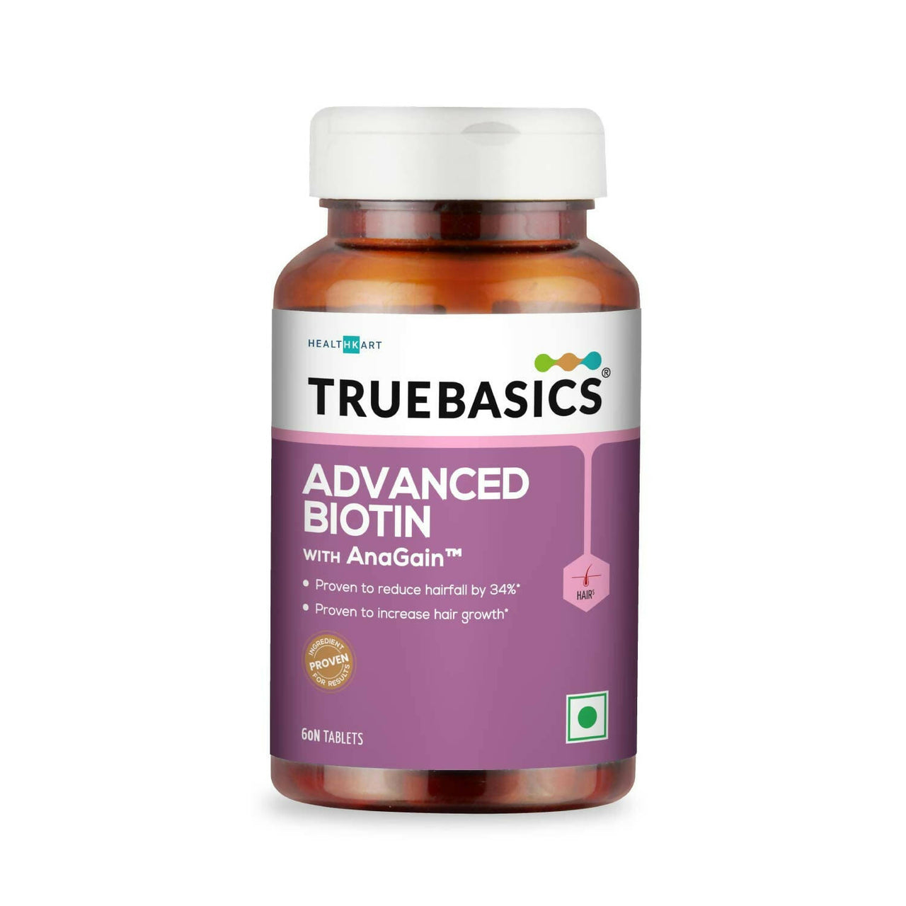 TrueBasics Advanced Biotin with AnaGain Tablets - Distacart