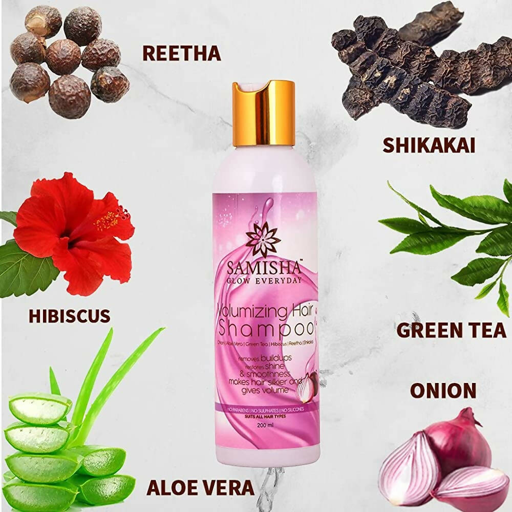 Buy Samisha Organic Red Onion Volumizing Shampoo Online at Best Price ...