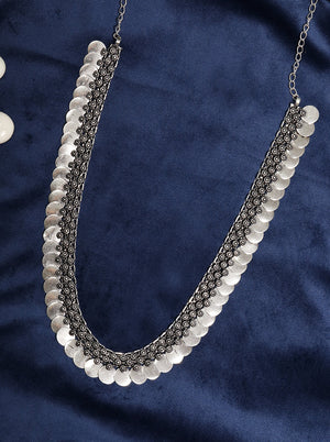 German silver deals coin necklace