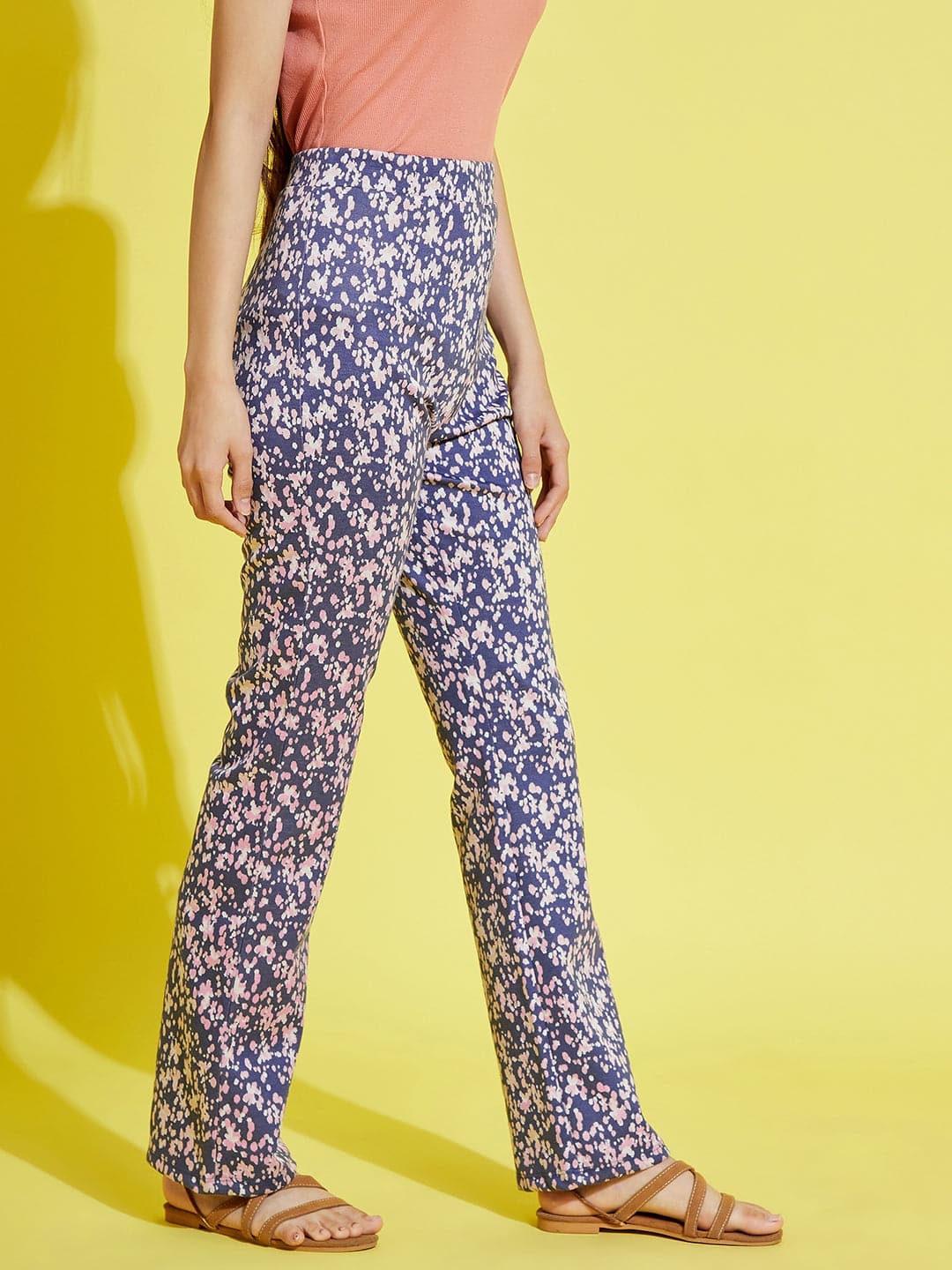 VOSS Floral Trousers Print Cotton Pants Women Tightness Casual Linen Size  Plus Plus Size Pants - Walmart.com