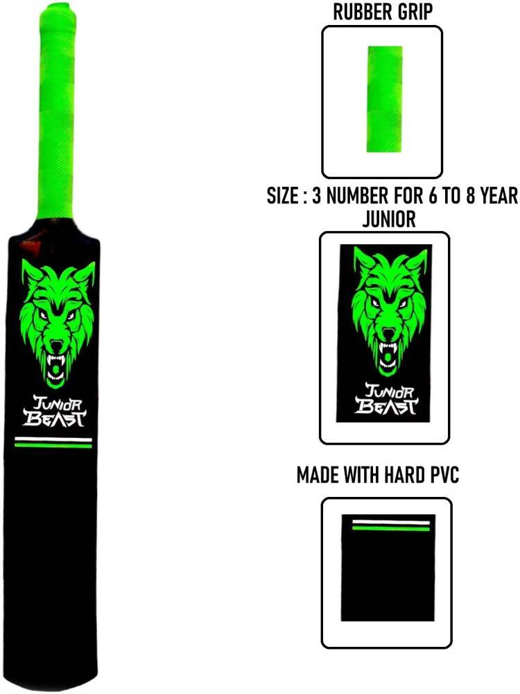 Lycan Junior Plastic Cricket Bat (Size 3) - Distacart