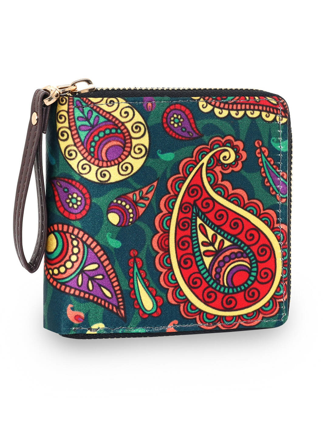 Buy Sabhyata Paisley - Small Wallet With Pocket Online at Best Price