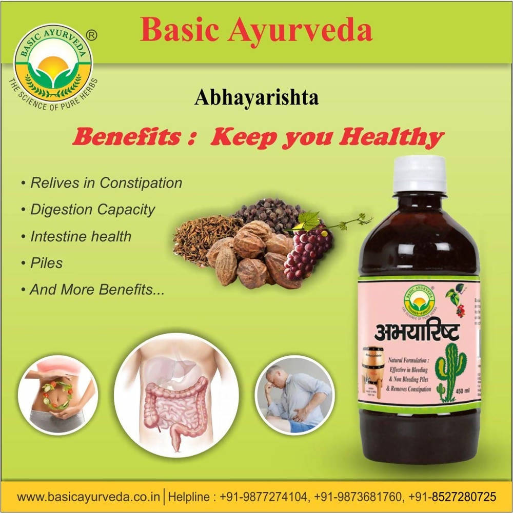 Basic Ayurveda Abhayarishta Syrup Benefits